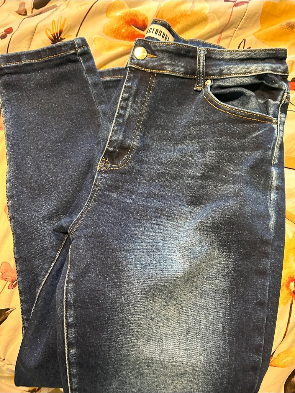 Women’s Skinny Jeans - Dark Blue Washed Skinny Fit